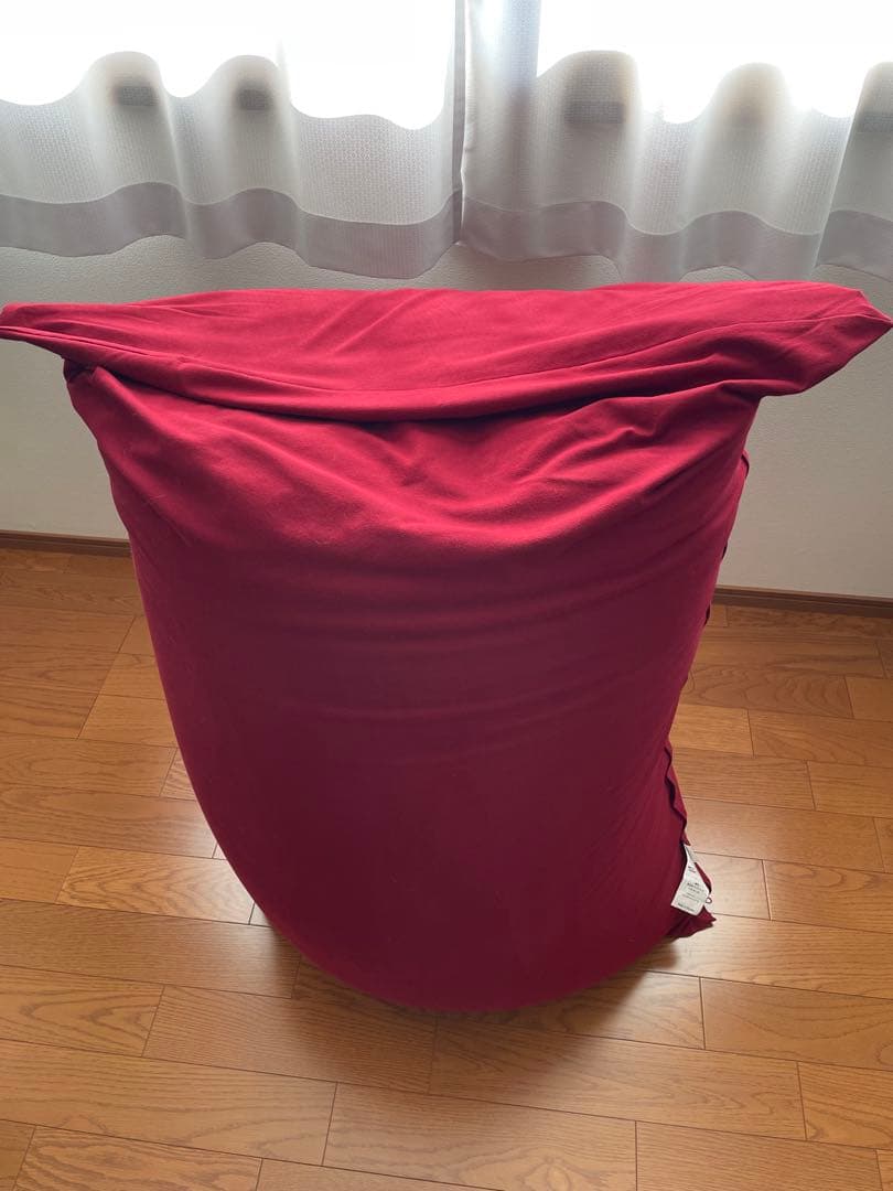 ほぼ未使用 yogibo midi ワインレッド