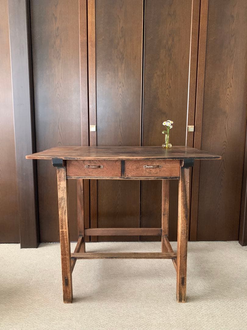 ヴィンテージ　デスク　文机　昭和