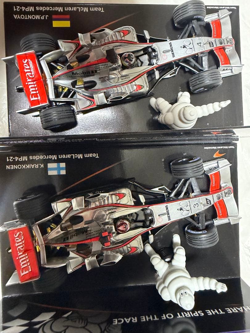 ミニチャンプス　マクラーレンMP4-21 ミシュランボックス2台　希少