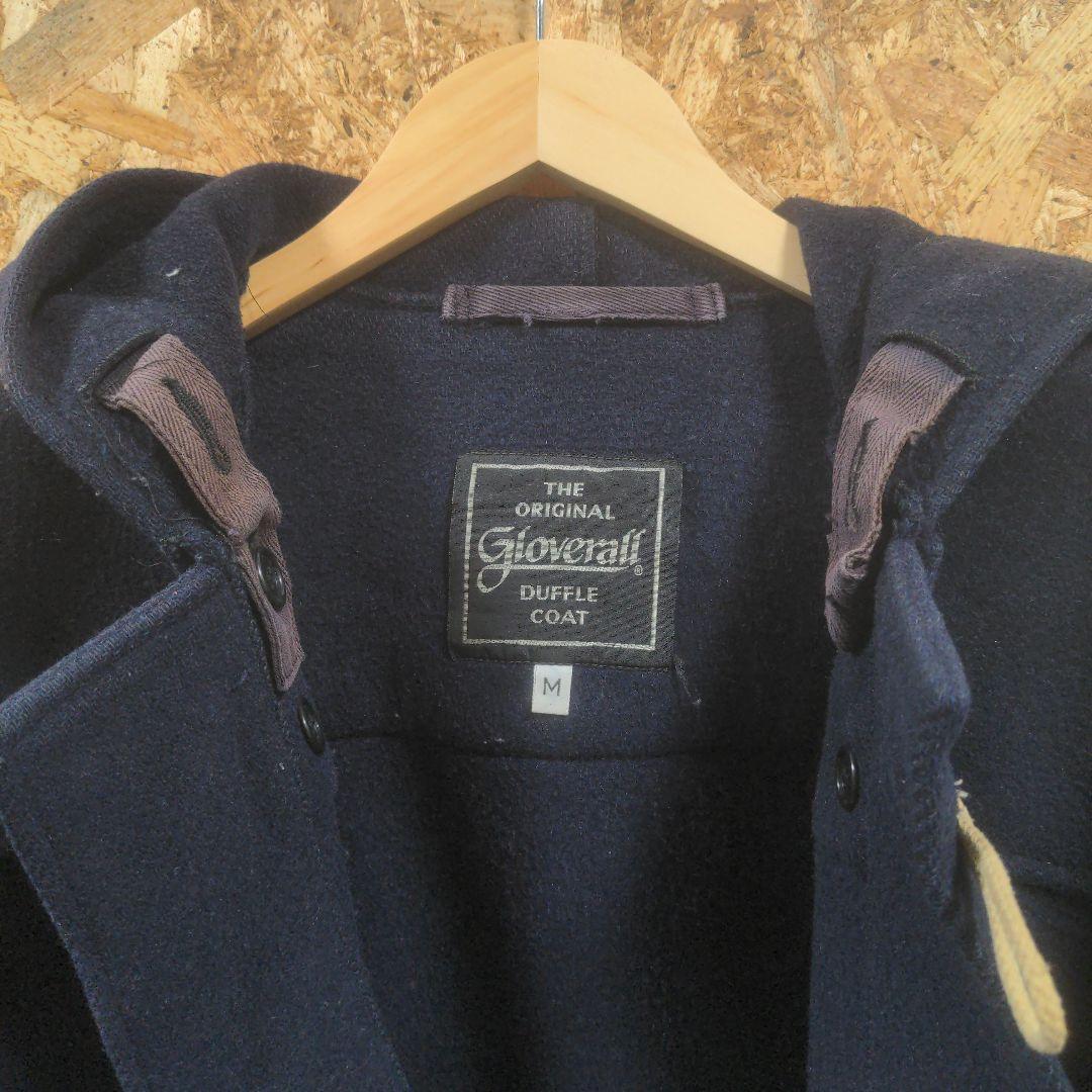メンズ　古着　gloverall グローバーオール　ネイビー　ダッフルコート　М