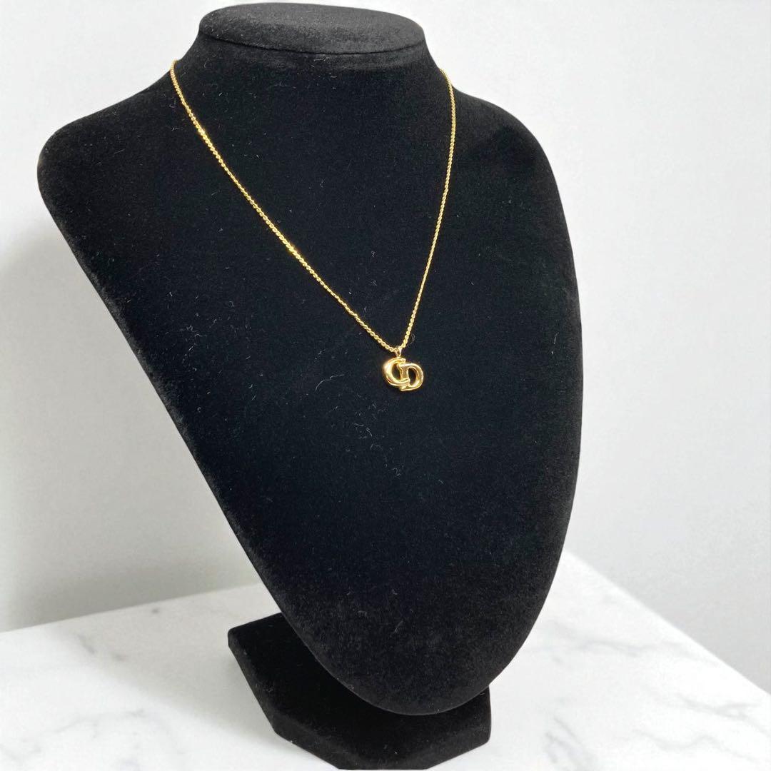 vintage Dior ディオール CDロゴ ゴールド ネックレス 171