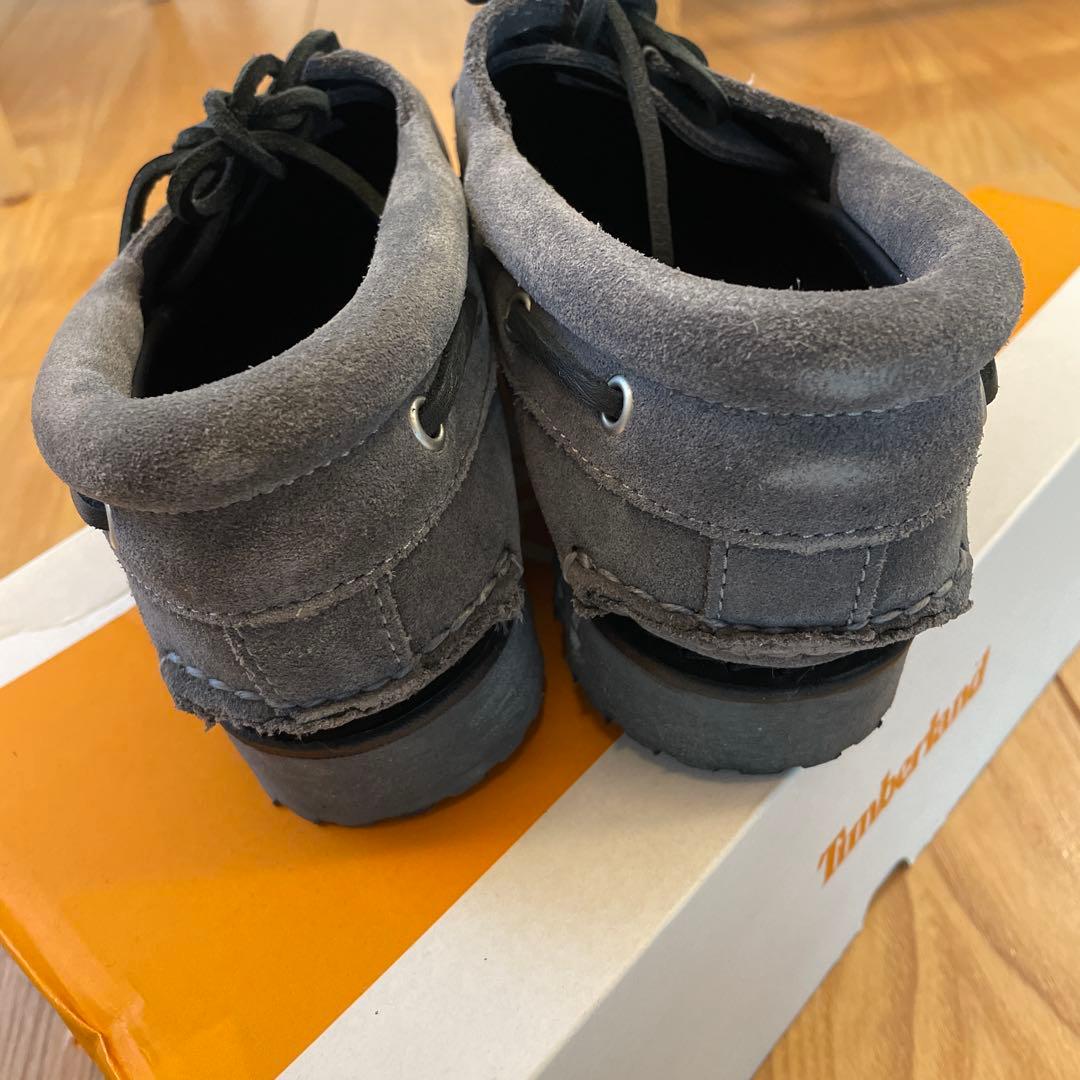 Timberland 3EYEグレー デッキシューズ26.5