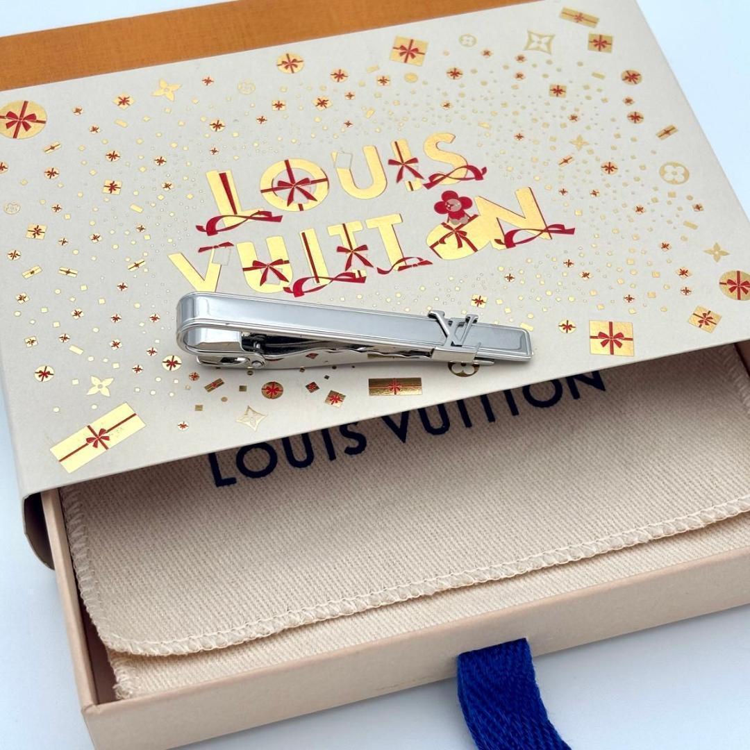【箱付】ルイヴィトン ネクタイピン パンスクラヴァット LV ロゴ M61981