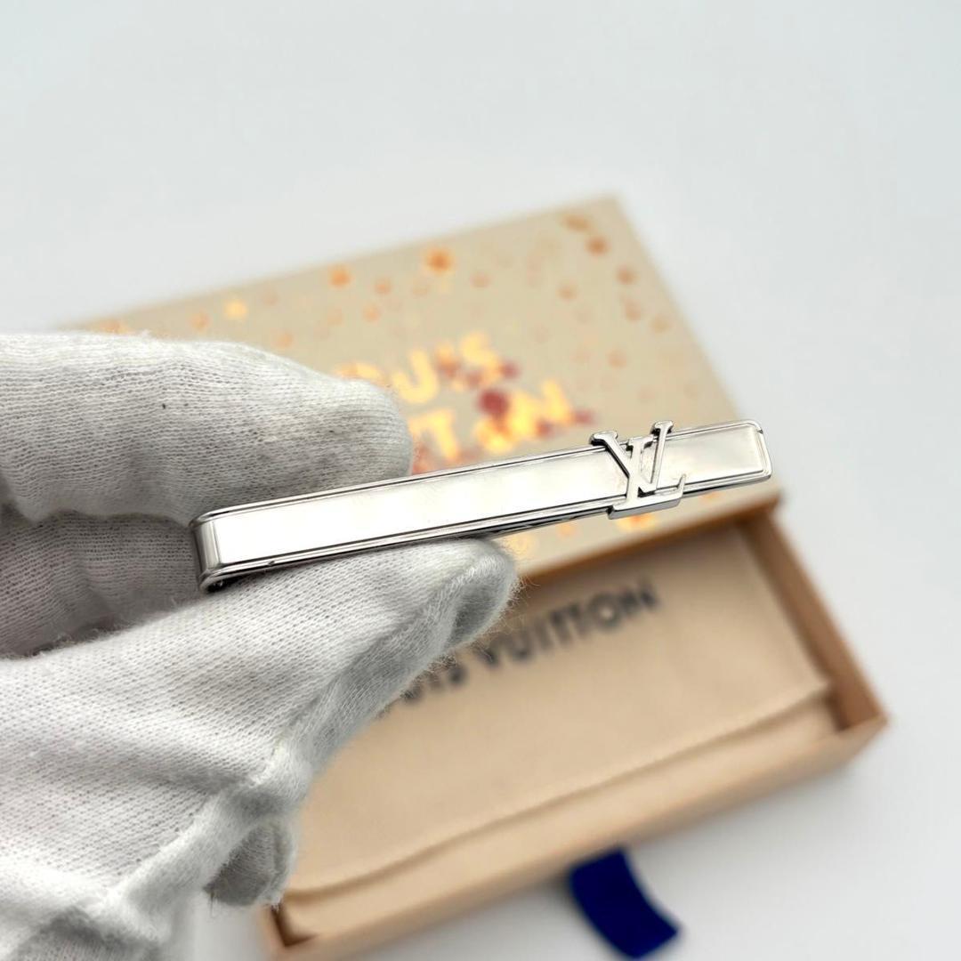 【箱付】ルイヴィトン ネクタイピン パンスクラヴァット LV ロゴ M61981