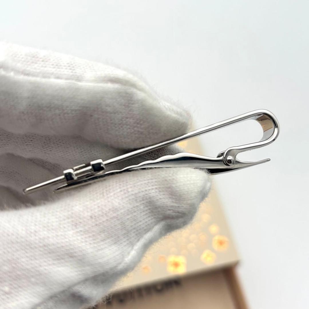 【箱付】ルイヴィトン ネクタイピン パンスクラヴァット LV ロゴ M61981