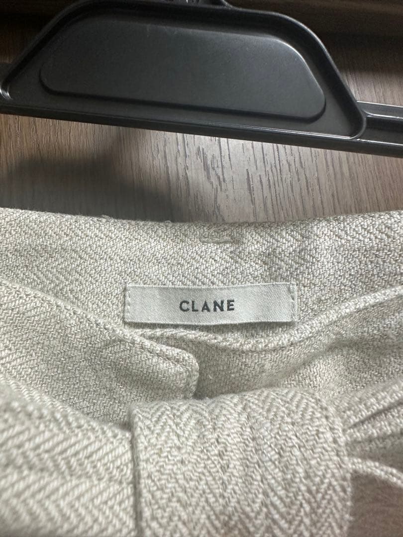 パンツ CLANE STITCH BELT HALF PANTS