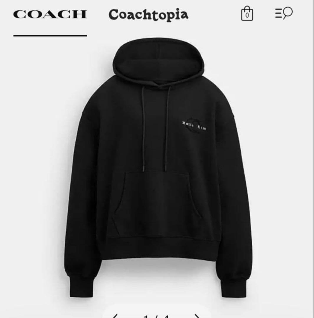 COACH MATIN KIM エンブロイダードオーバーサイズドフーディパーカー