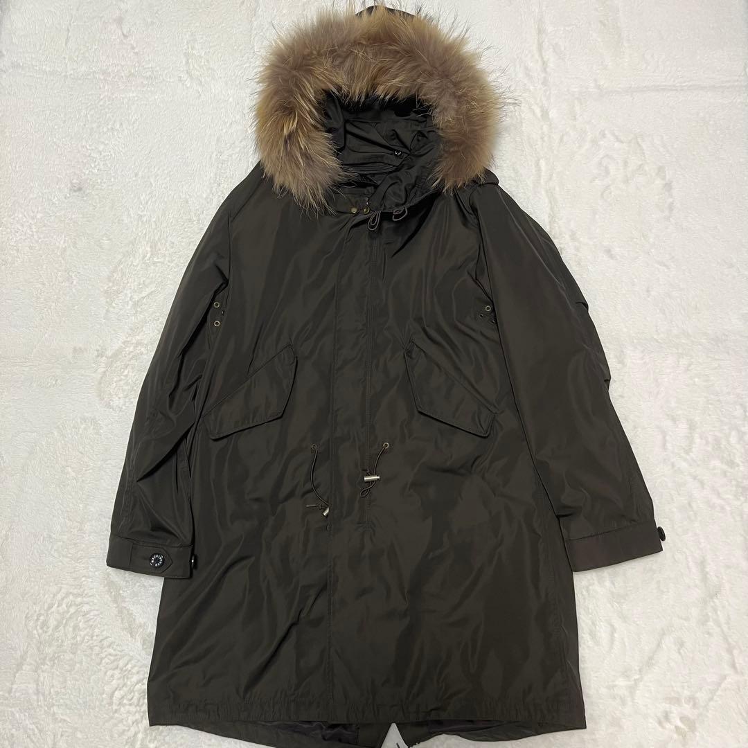 【極美品✨】マッキントッシュ　ダウンコート　ラクーンファーフード XL