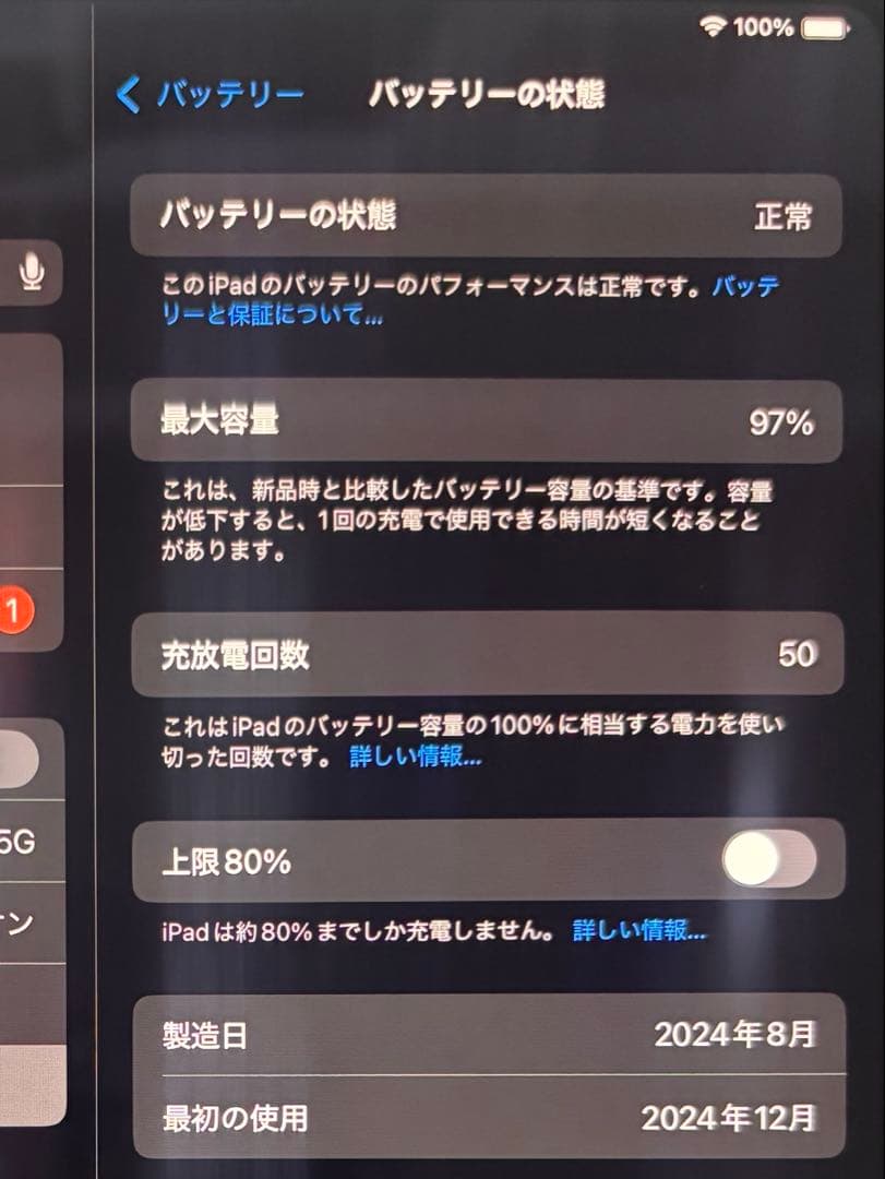 美品★iPad mini 第7世代　128GB wifi+Celler