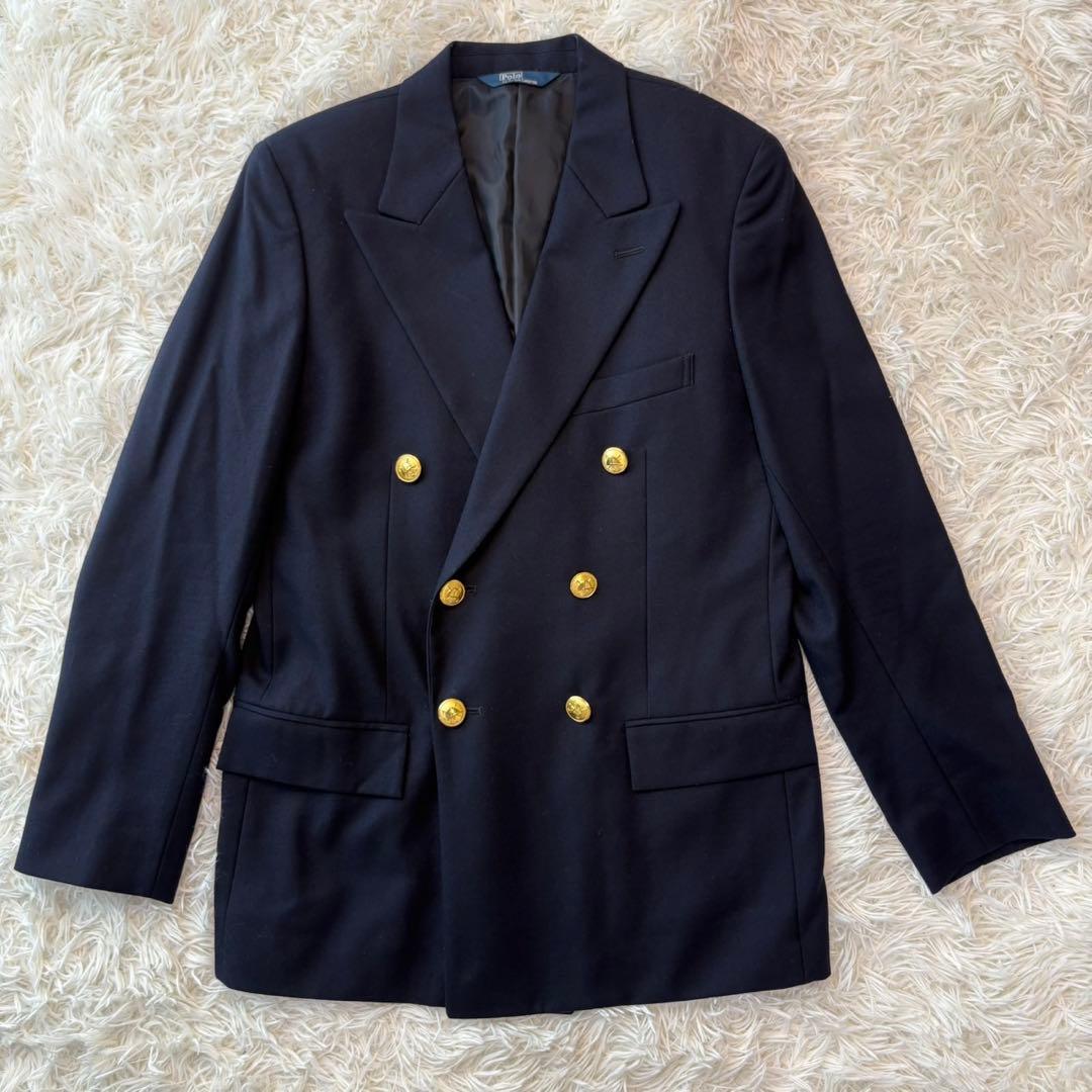 POLO by RALPH LAUREN 紺ブレ ダブルブレスト 金ボタン