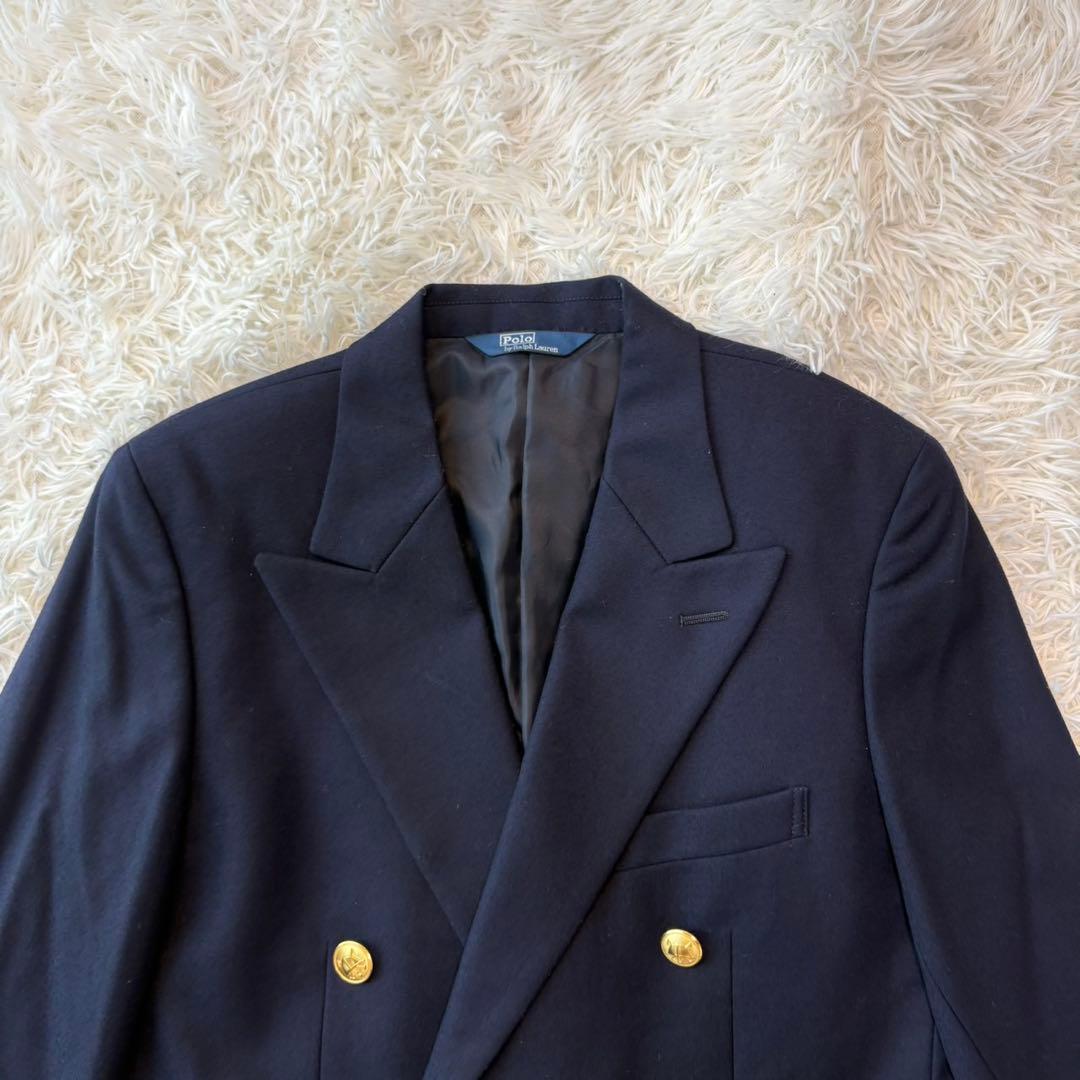 POLO by RALPH LAUREN 紺ブレ ダブルブレスト 金ボタン