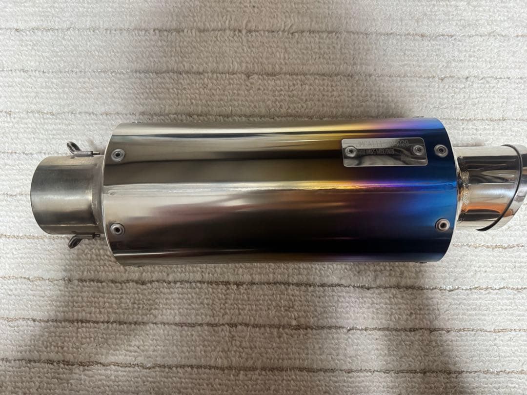 YZF-R25 R3 WR’Sスリップオンマフラーチタンショートオーバルタイプ