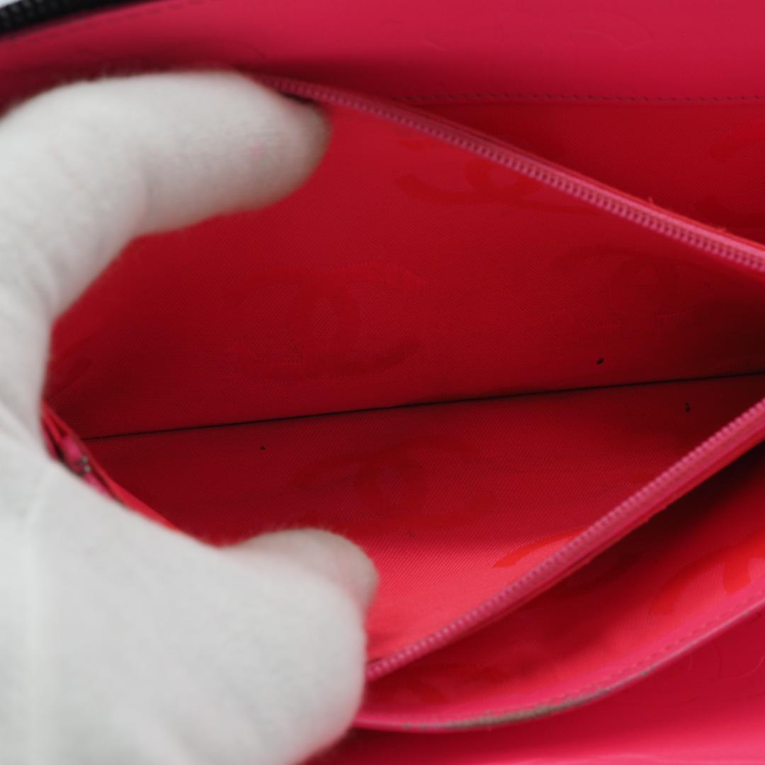 【美品】CHANEL カンボンライン ラウンドファスナー オーガナイザー