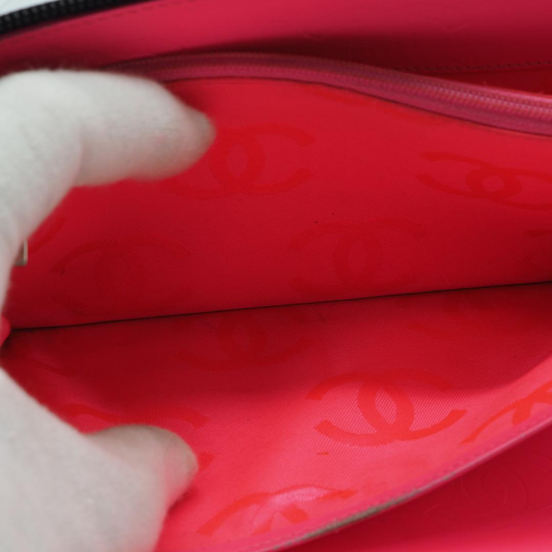 【美品】CHANEL カンボンライン ラウンドファスナー オーガナイザー