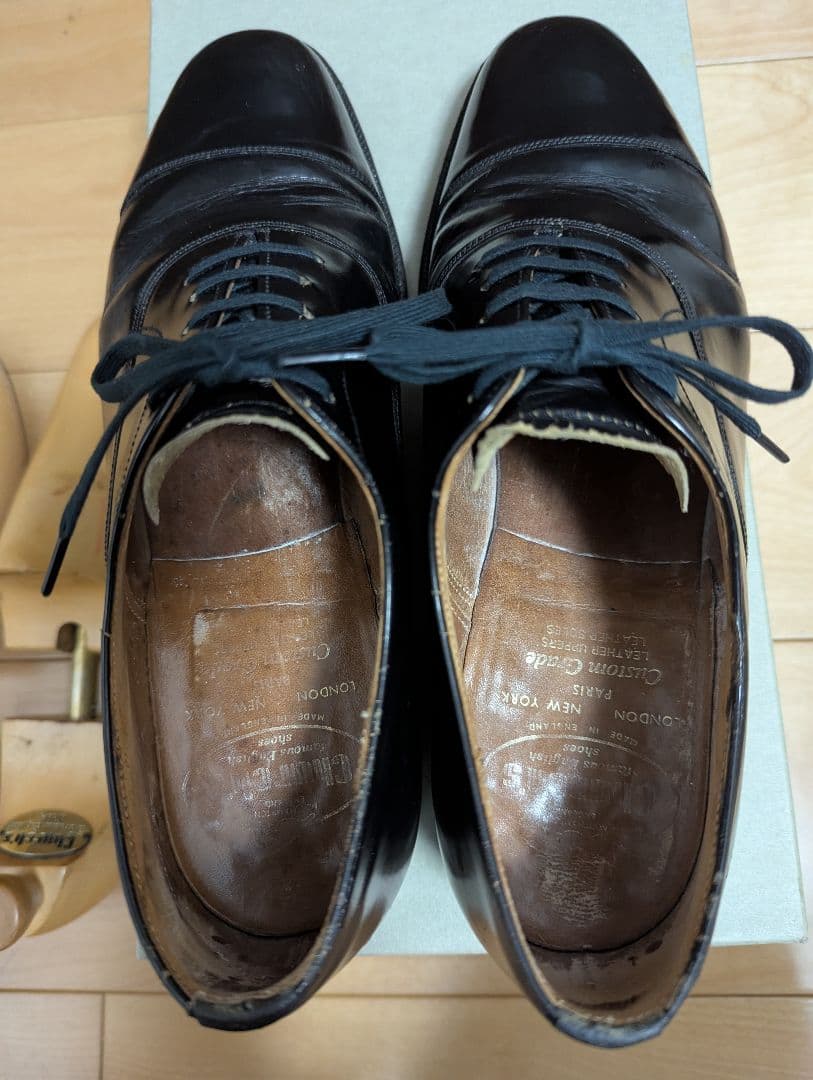 旧チャーチ ３都市 バルモラル（現コンサル）73ラスト 60E　シューツリー付き