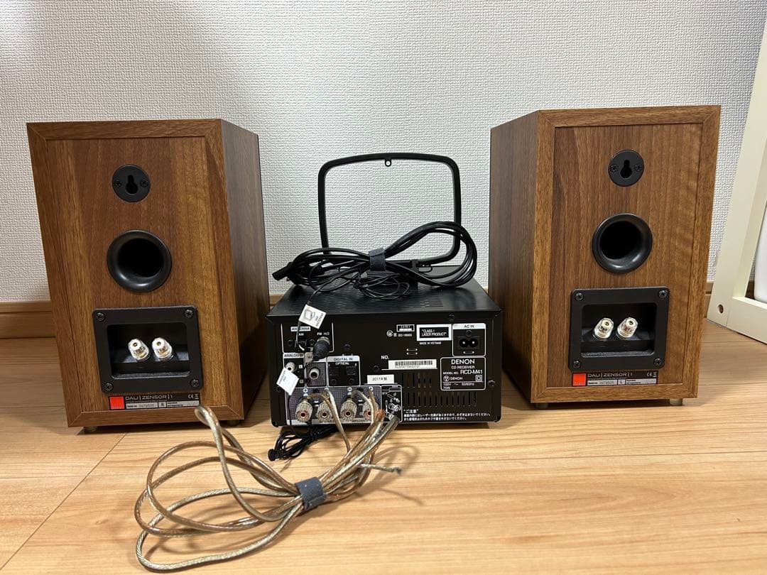 DENON ミニコンポ　rcd-m41 スピーカー付き