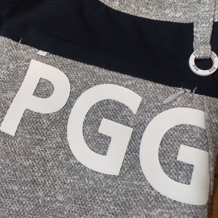 ⭐美品⭐PGG⭐パーリーゲイツ⭐デカロゴ⭐ストレッチパンツ⭐ダークグレー⭐M⭐
