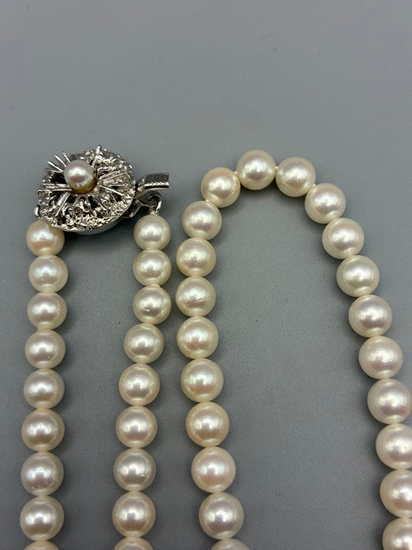 アコヤ真珠　本真珠　 0.6cm ロング　83cm レディース