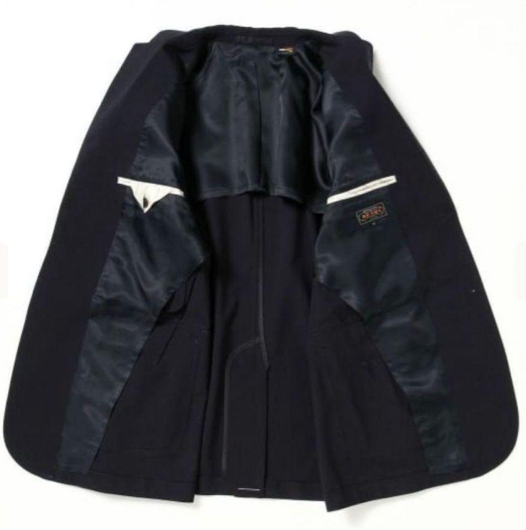 【美品】BEAMS＋（ビームスプラス）コンバットウール　紺ブレ　Lサイズ