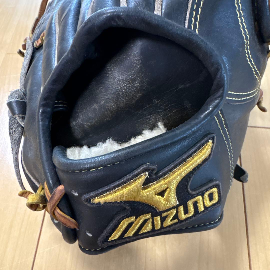 Mizuno Pro 硬式グローブ 黒　しんのすけ5歳