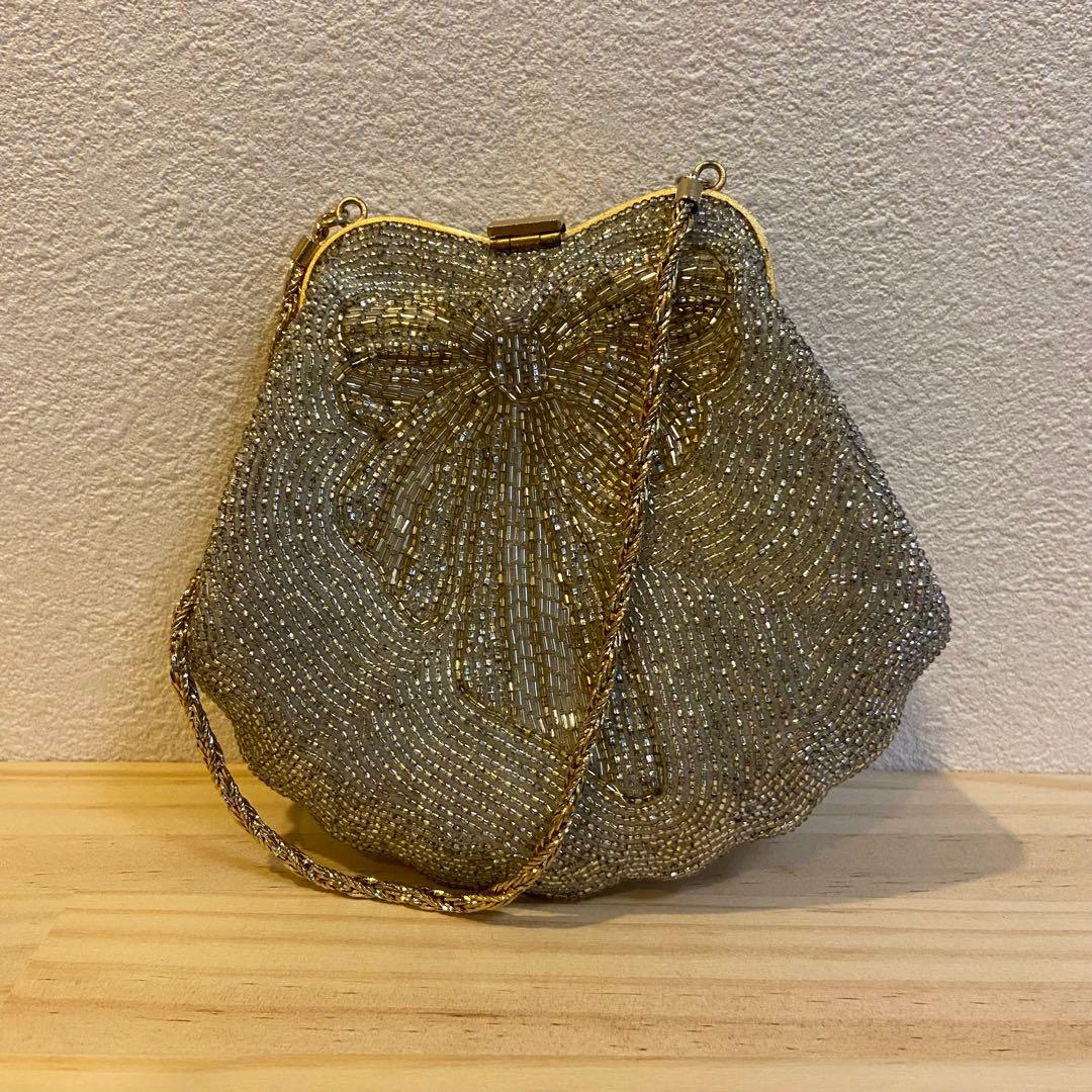 【RRQ】Pierre Balmain ビーズバッグ