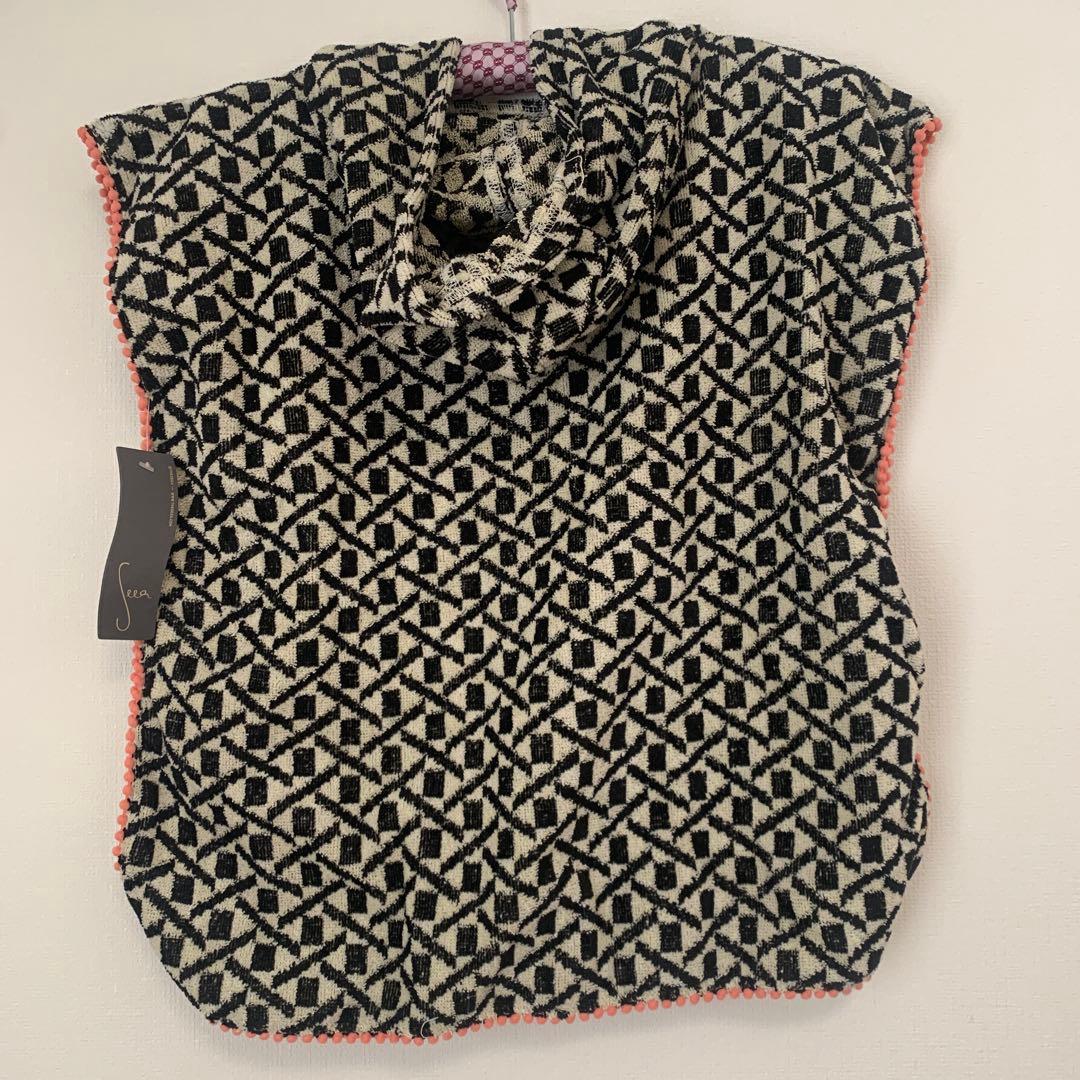 seea キッズ　ポンチョ