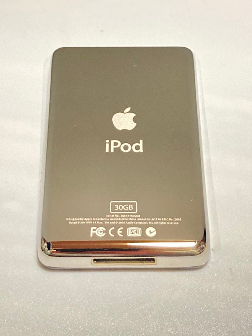 iPod classic 第5世代 HDD30GBからSD256GB白ホワイト