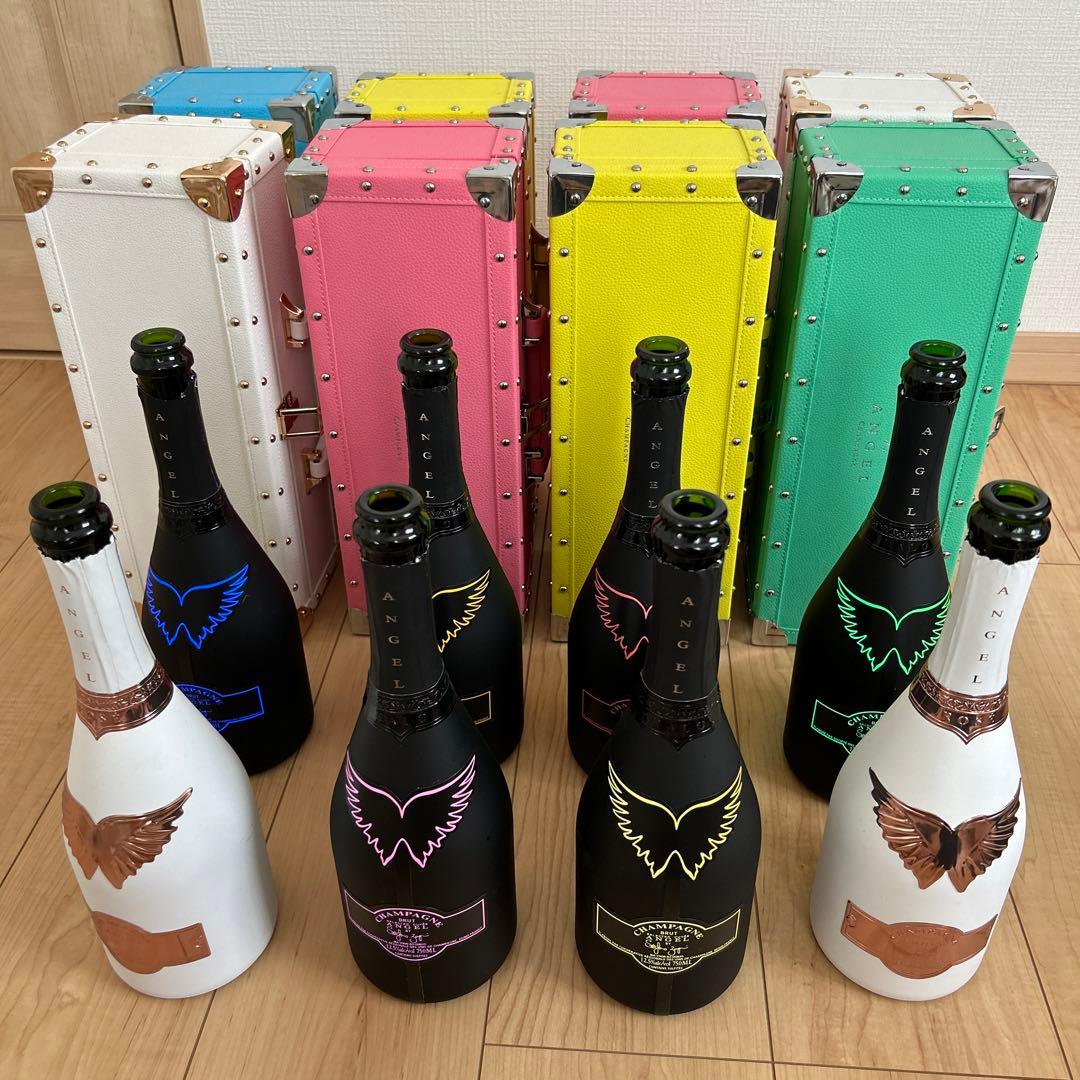 新品☆エンジェル シャンパン 空箱、空き瓶