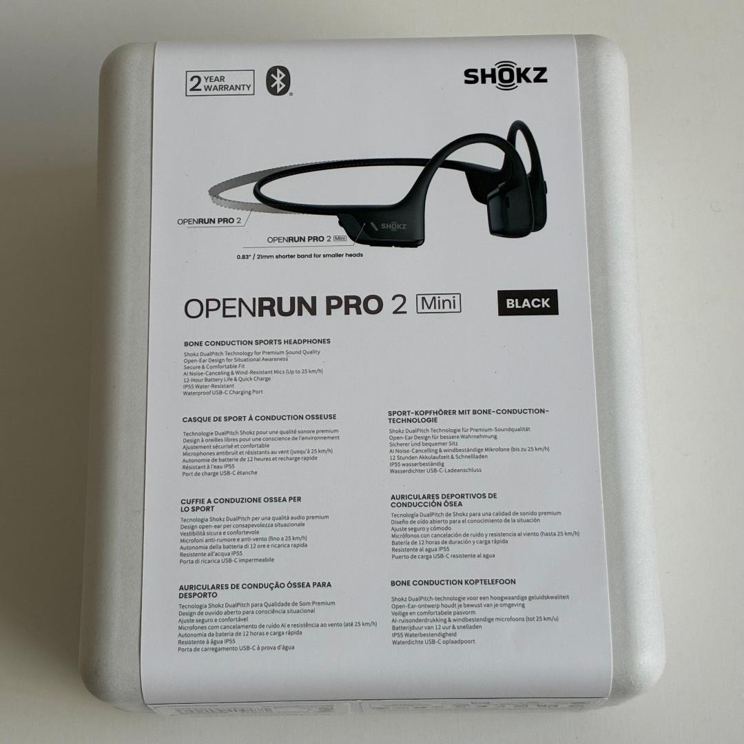新品未開封 SHOKZ OPENRUN PRO 2 Mini BLACK