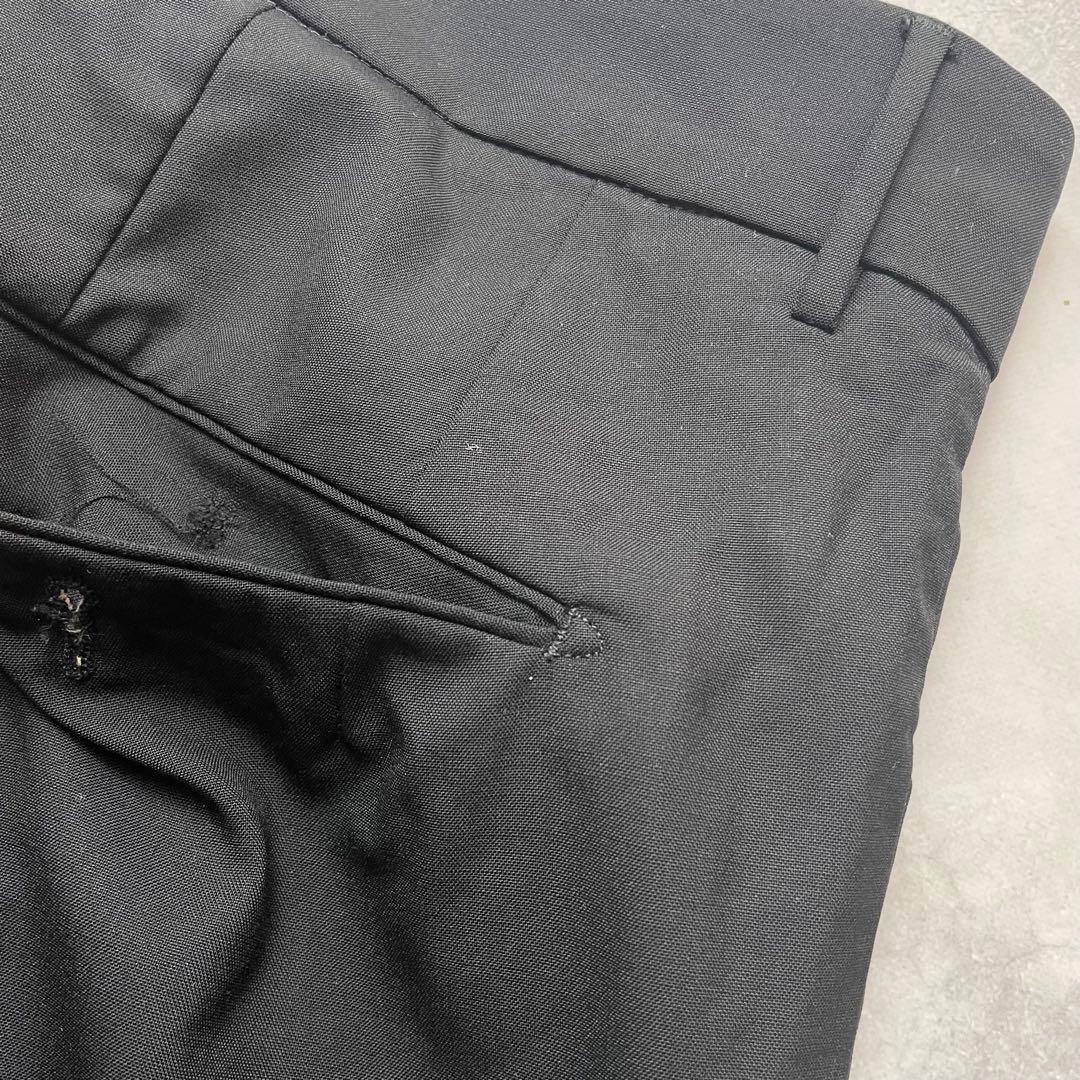 ベルウィッチ カノニコ生地 スラックス 1タックプリーツ スラックス ウール48