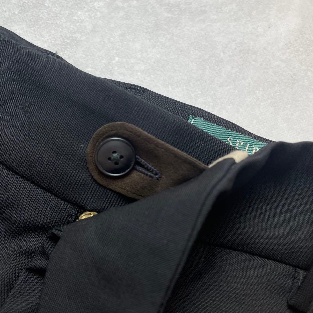 ベルウィッチ カノニコ生地 スラックス 1タックプリーツ スラックス ウール48