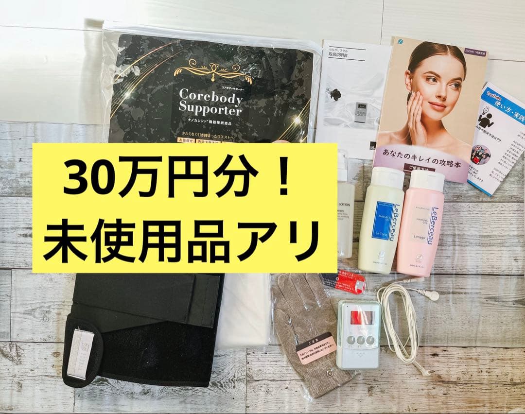 サロン専売品一式 フレキシア セルクリスタル ボディコアサポーター バストアップ