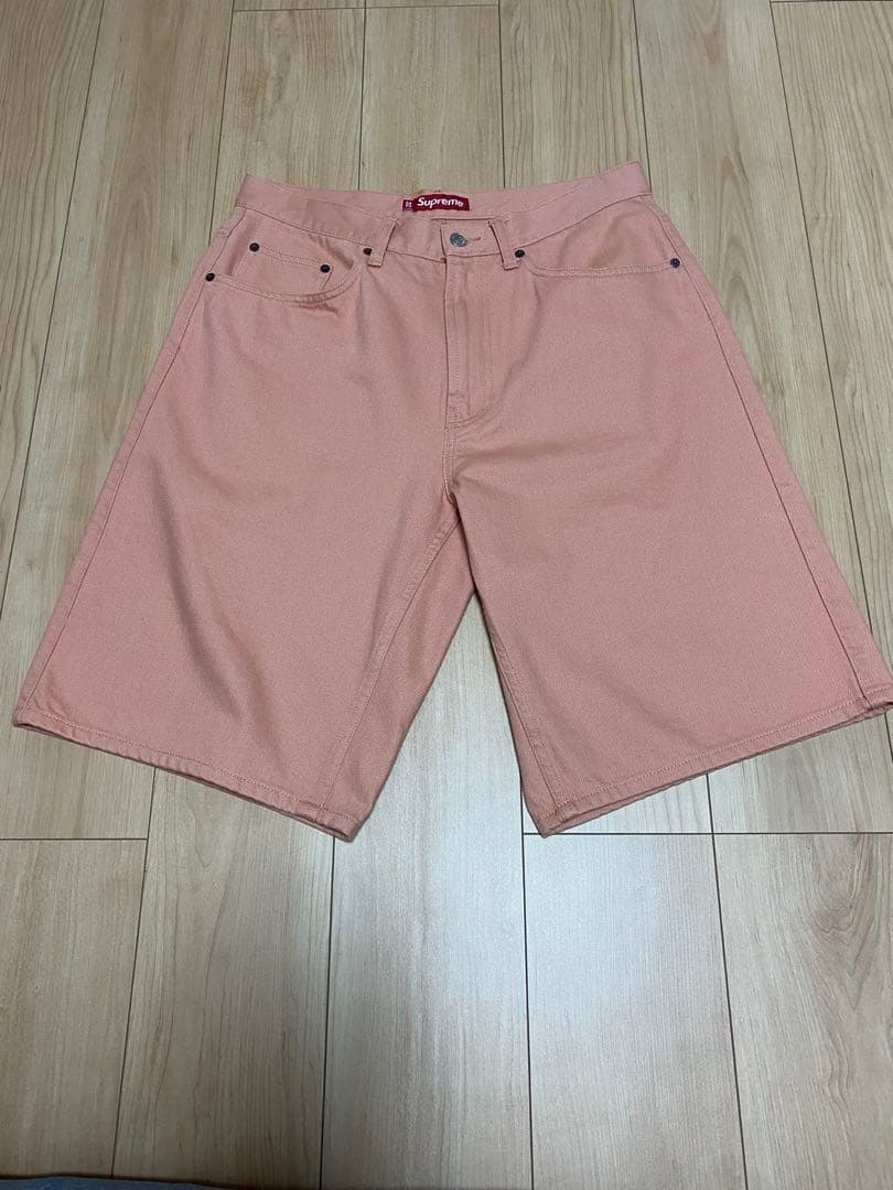 パンツ Supreme Baggy Denim Short Dusty Peach