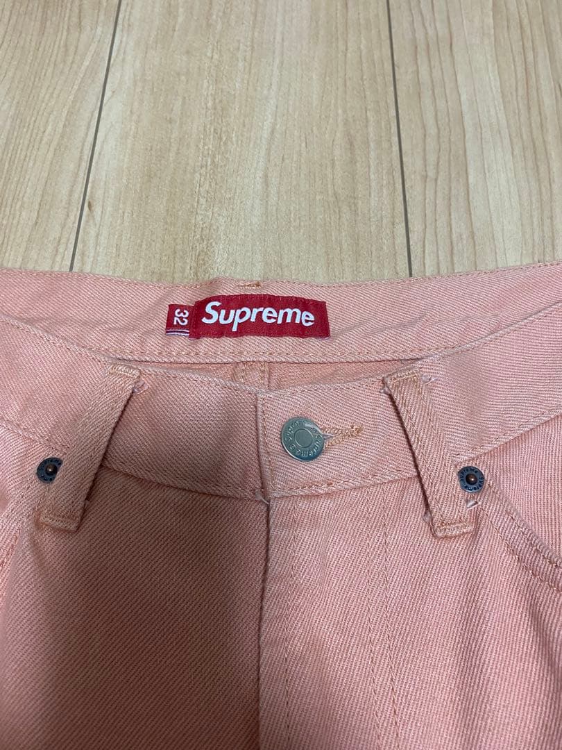 パンツ Supreme Baggy Denim Short Dusty Peach