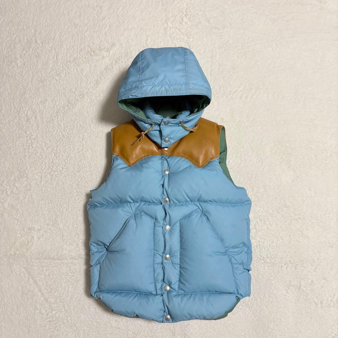 ヒステリックグラマー×ロッキーマウンテン ダウンベスト フード付き S 美品