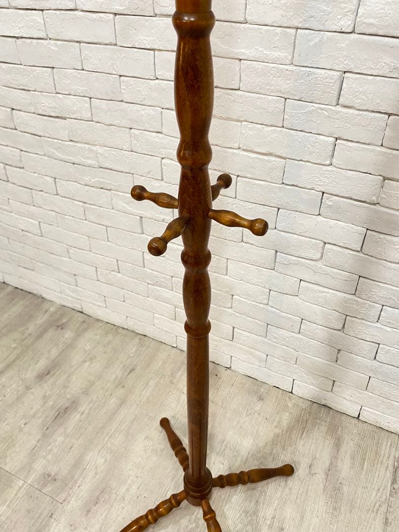 【東京都内23区配送無料】アンティーク　デンマーク製　ポールハンガー　スタンド