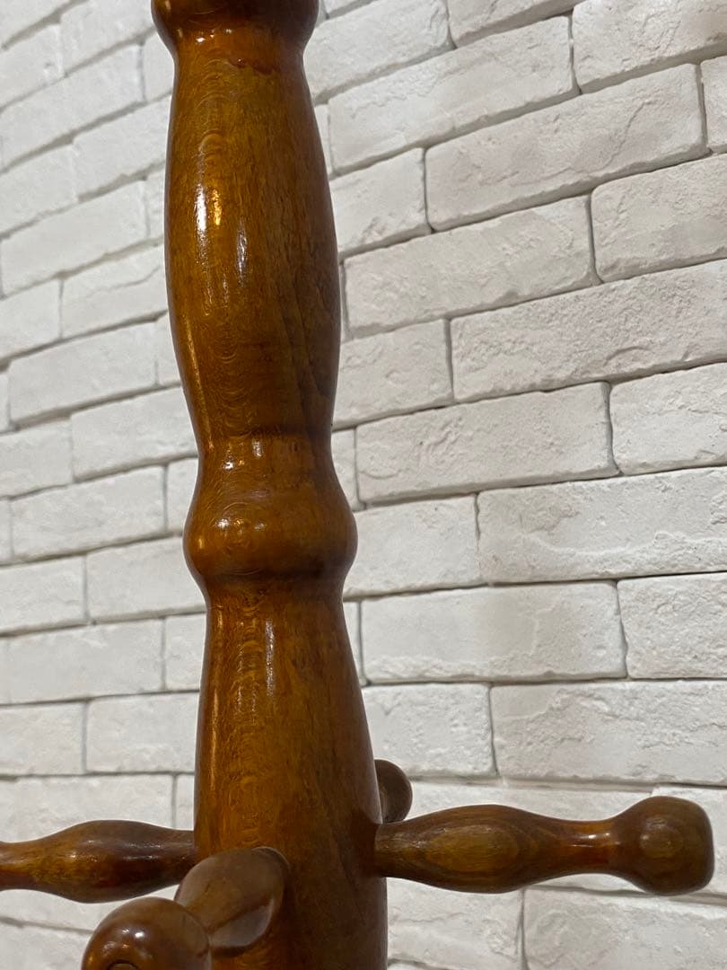 【東京都内23区配送無料】アンティーク　デンマーク製　ポールハンガー　スタンド