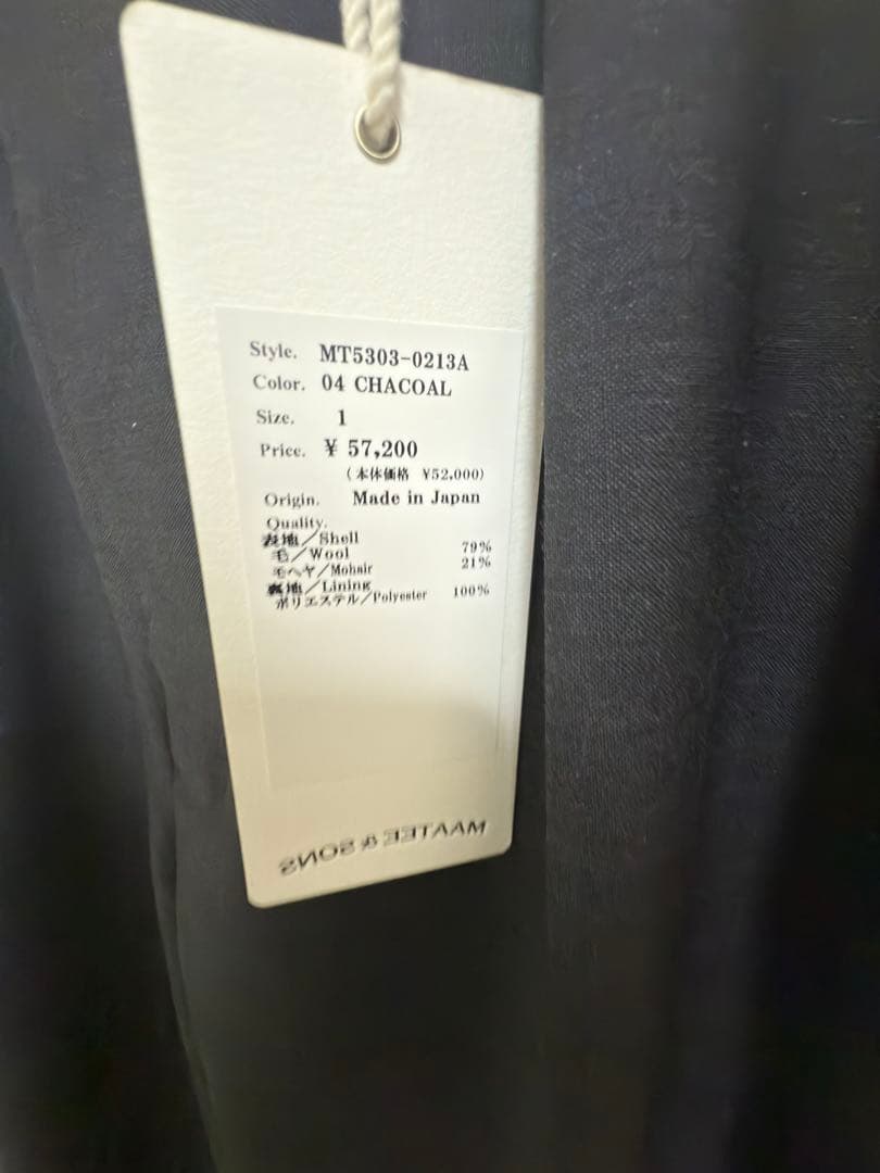 スーツ MAATEE&SONS FOREVER SLACKS TYPE2 size 1