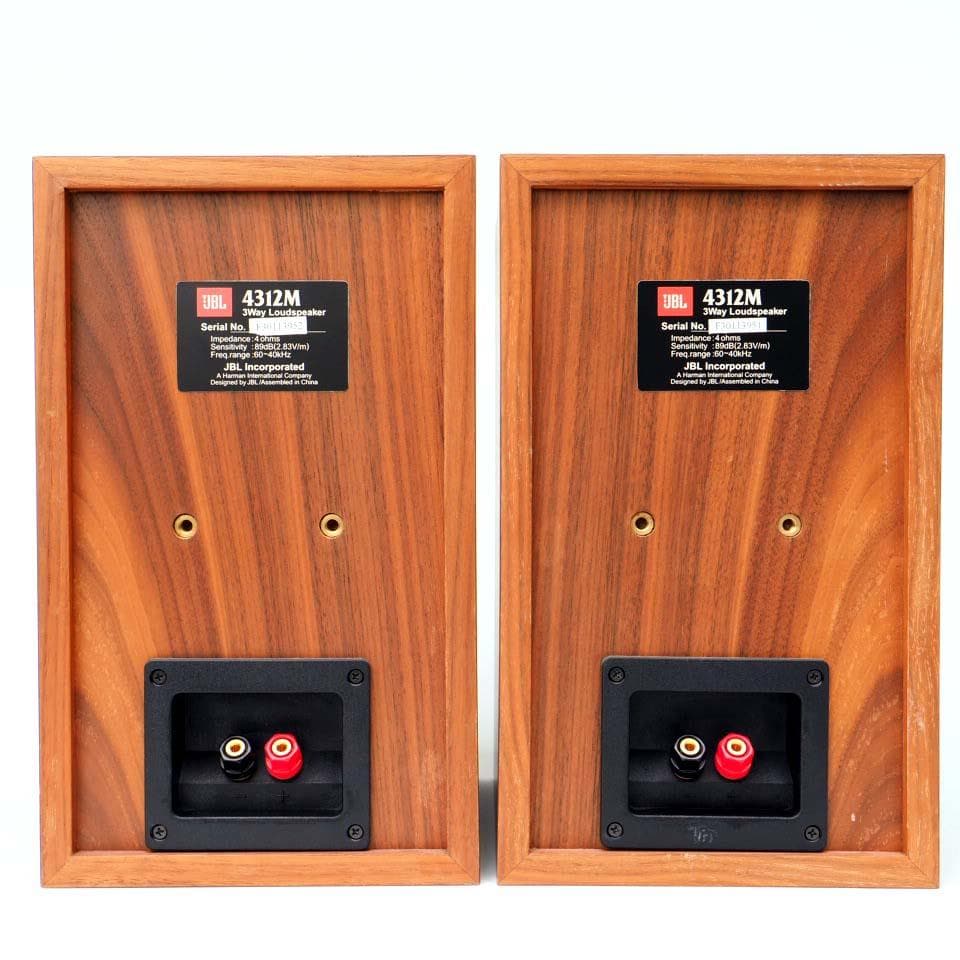 【旧モデルだけど出音・外観上々】JBL 4312M コンパクトモニター ペア