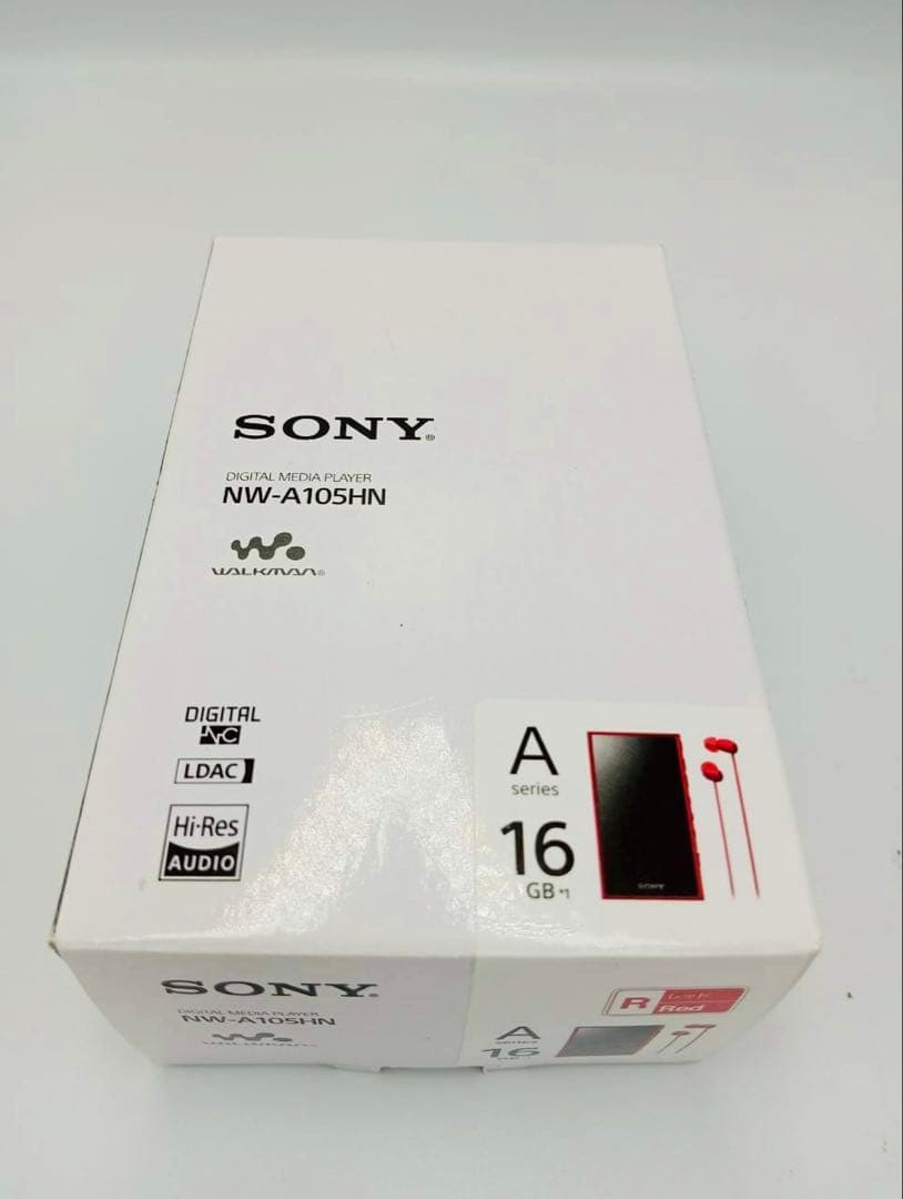 【美品】ソニー ウォークマン 16GB Aシリーズ NW-A105HN レッド