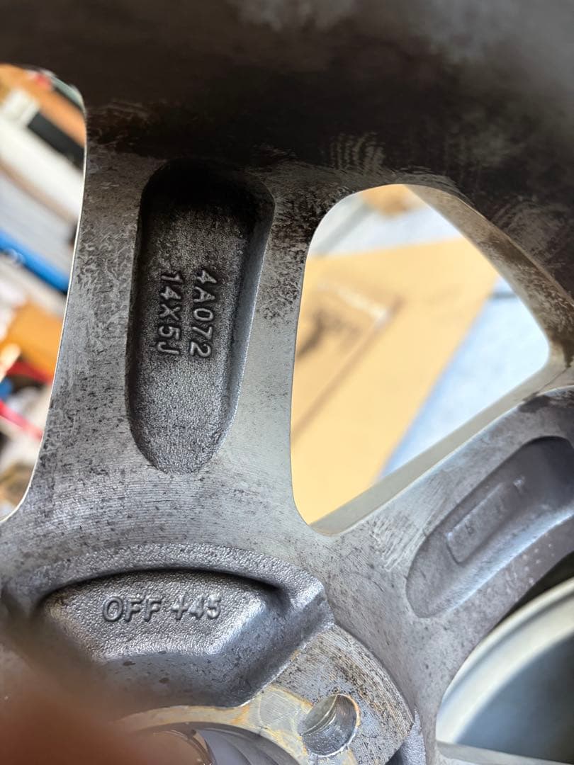 タントにて使用 スタッドレス・ホイール4本 セット