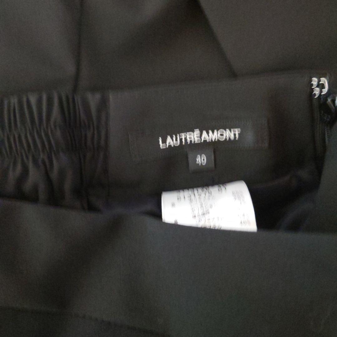 未使用　ロートレアモン　3点セットアップ　黒　サイズ40