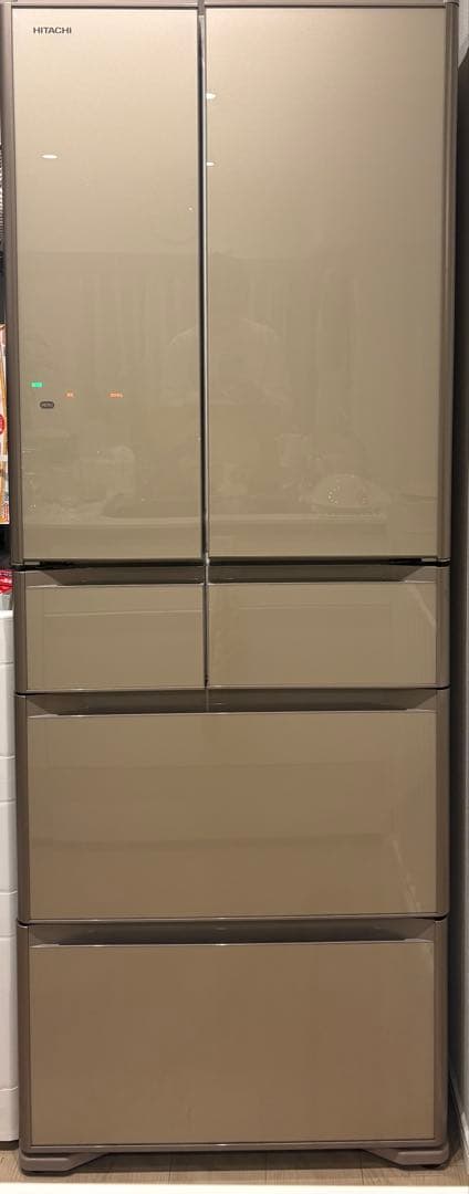 日立　475リットル　6ドア冷凍冷蔵庫　R-G4800F（XN）　2015年製