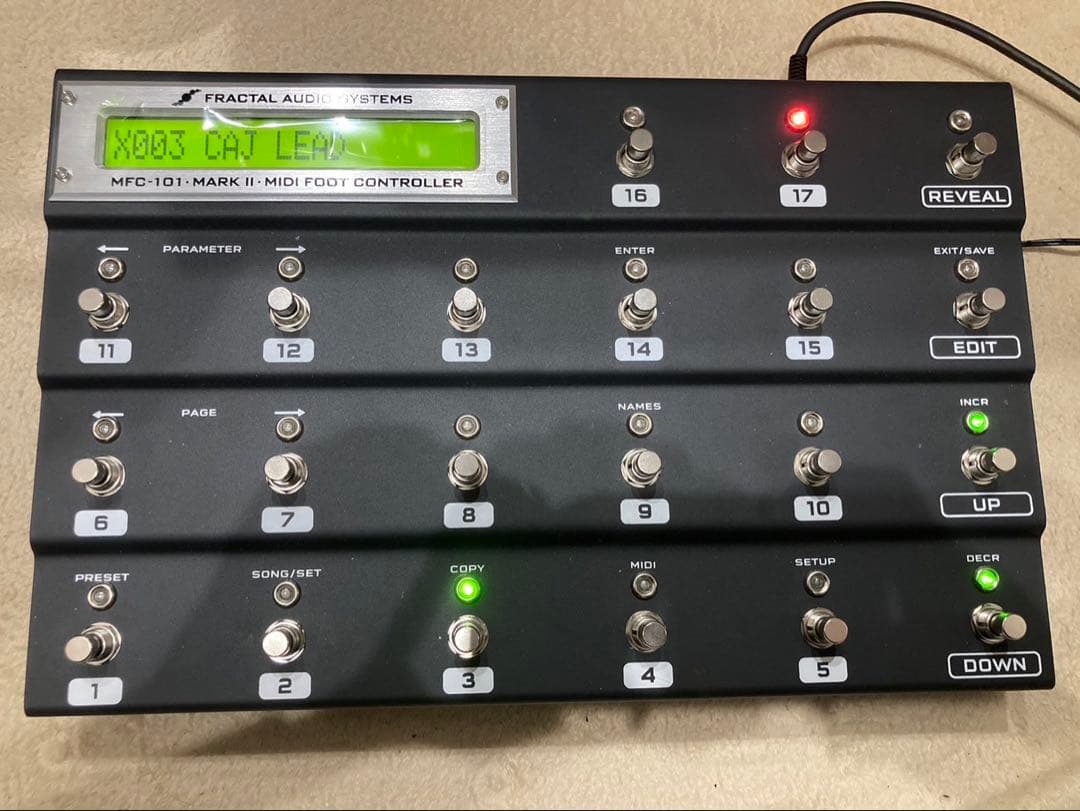 Fractal Audio Axe-Fx II & MFC-101 セット