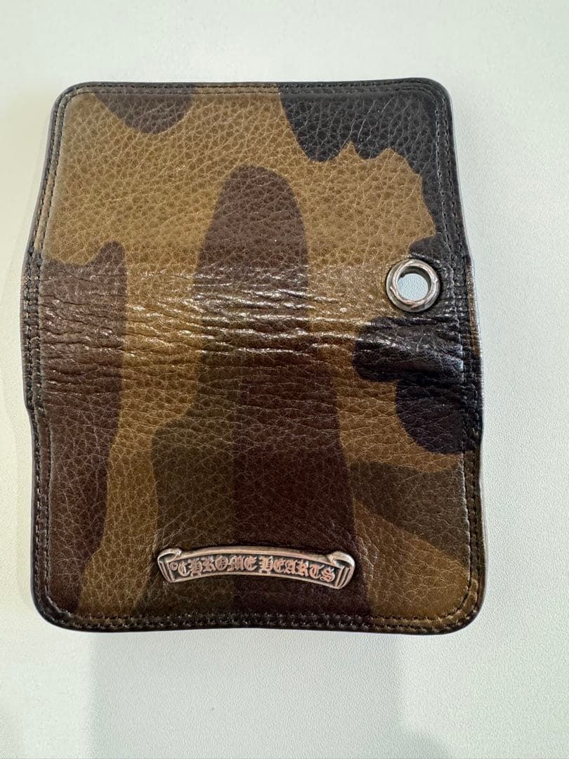CHROME HEARTSグロメット付きカードケース　カモフラ　迷彩　名刺入れ