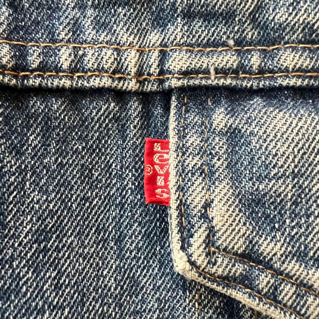 70's/リーバイス/ランチボアジャケット/ワッペン/デニム/42/USA製