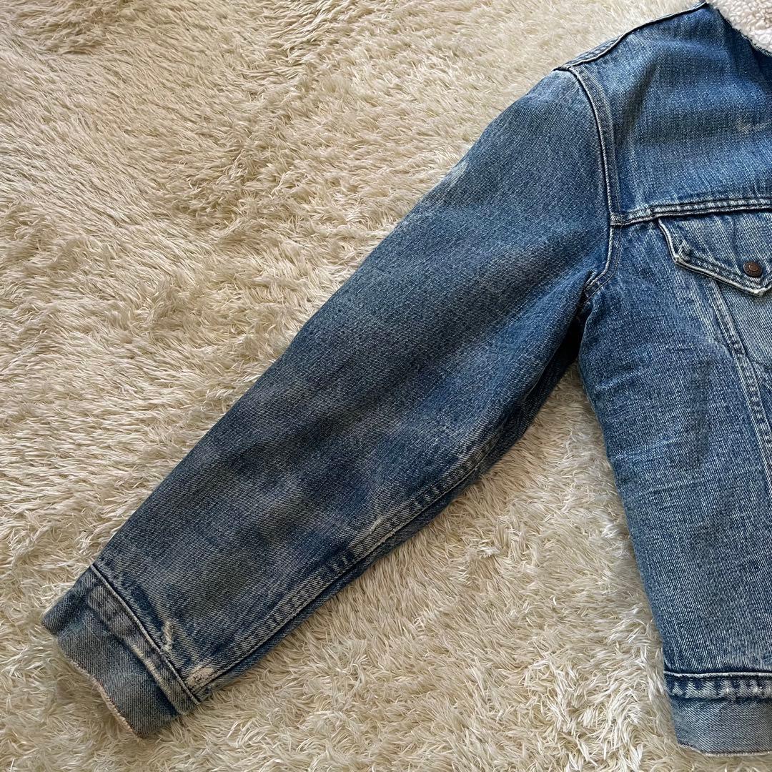 70's/リーバイス/ランチボアジャケット/ワッペン/デニム/42/USA製