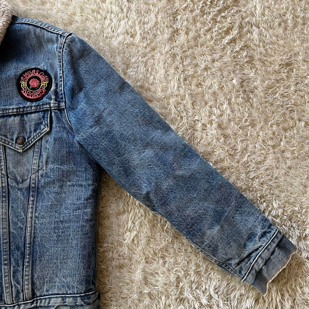 70's/リーバイス/ランチボアジャケット/ワッペン/デニム/42/USA製