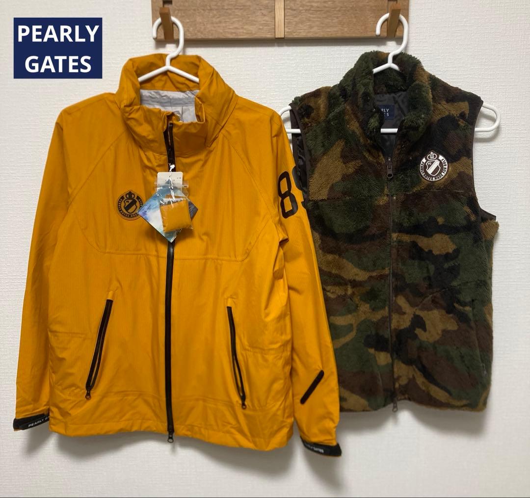 週末限定値下 未使用品 パーリーゲイツ 2wayジャケット ベスト付 レディース