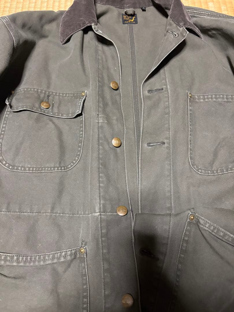 orSlow RELAX FIT OXFORD COVERALL カーキ